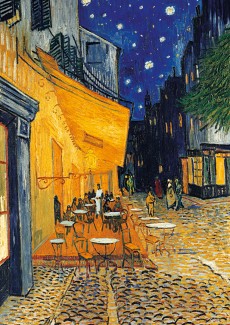 THE CAFÉ TERRACE ON THE PLACE DU FORUM, ARLES, AT NIGHT, C.1888